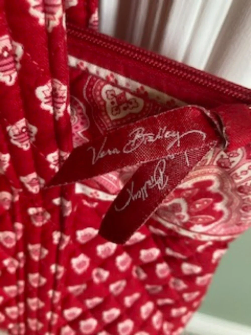 Vera Bradley Original Vera Red Tote